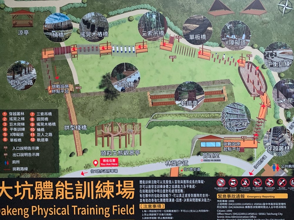 大坑1號步道體能訓練場 7