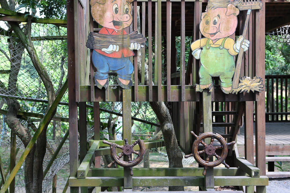 嘉義民雄金桔觀光工廠│免門票，隱藏版森林遊戲場，樹屋溜滑梯、溜索玩到瘋