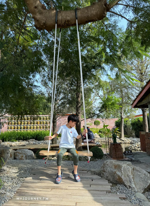 雲林虎珍堂森之院│免門票，日式庭院＋可愛動物區，必拍落羽松水上棧道